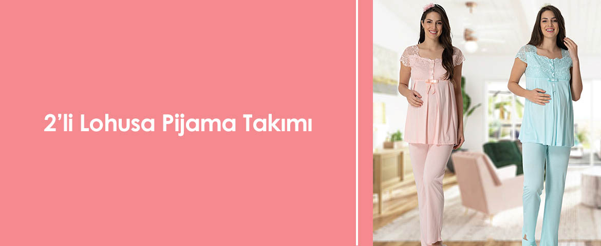 2’li Lohusa Pijama Takımı