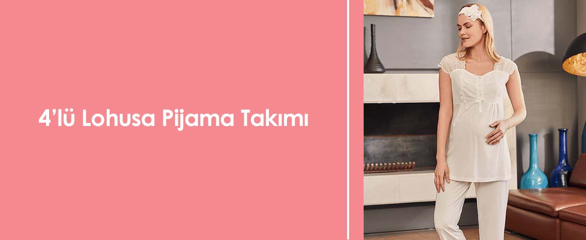 4’lü Lohusa Pijama Takımı