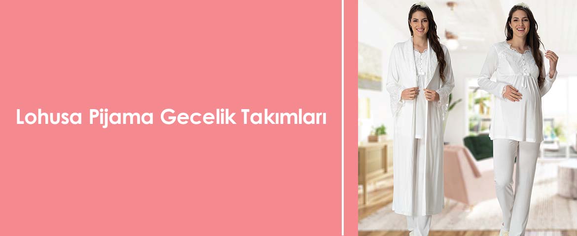 Lohusa Pijama Gecelik Takımları