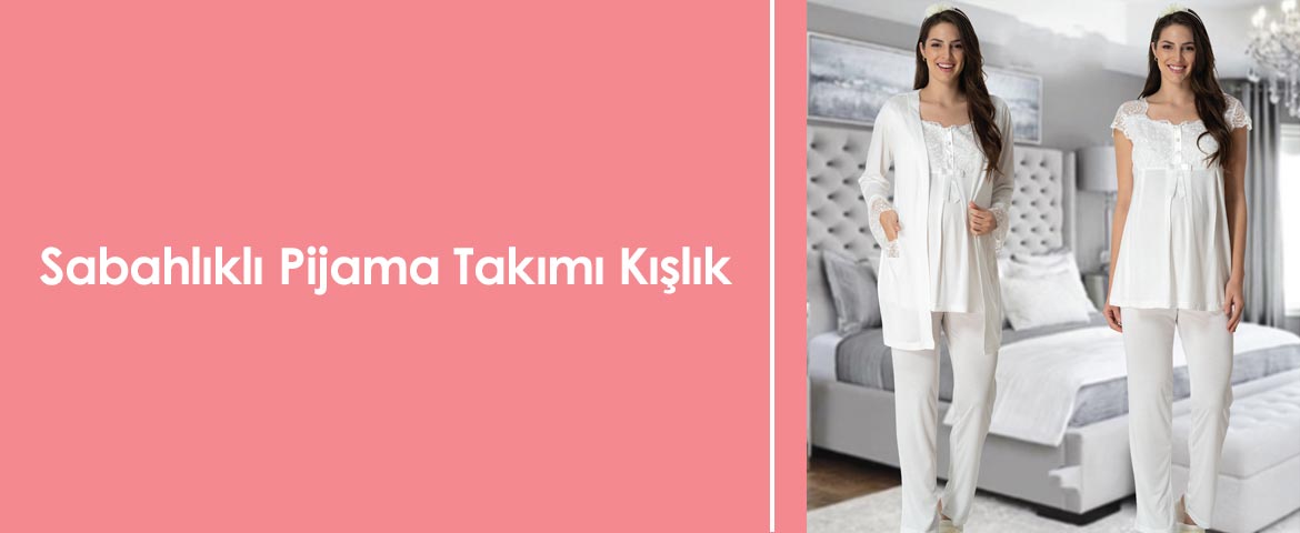 Sabahlıklı Pijama Takımı Kışlık