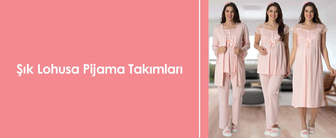 Şık Lohusa Pijama Takımları