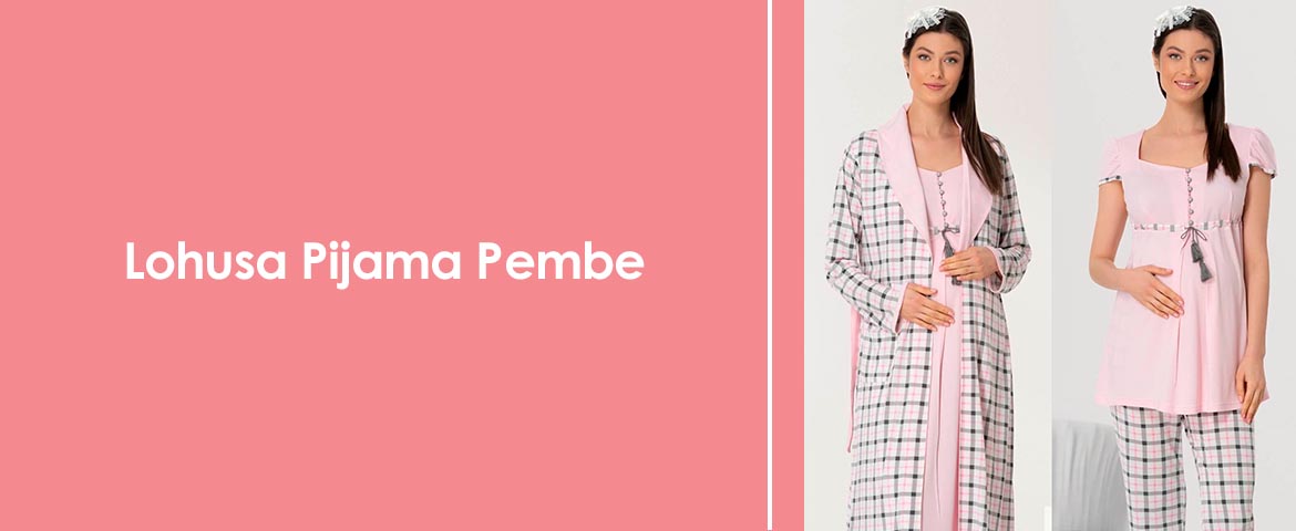 Lohusa Pijama Pembe