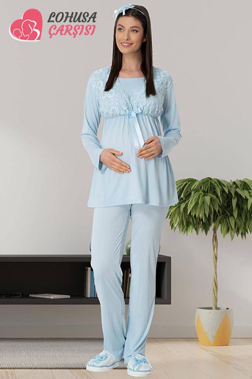 Lohusa Pijama Takımı Kışlık