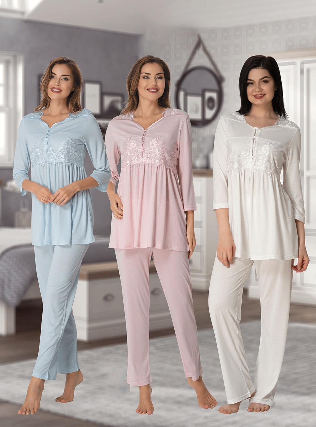 3011 Lohusa Pijama Takımı