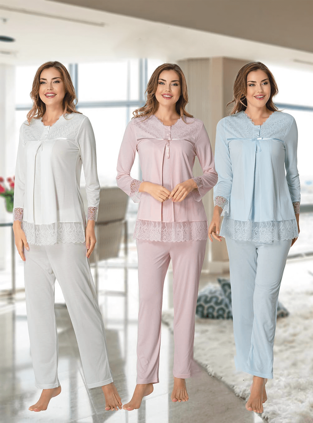 7042 Lohusa Pijama Takımı